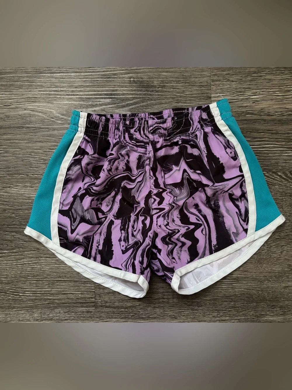 Nike Dri-FIT Girls' Athletic Shorts - Bright pink & White